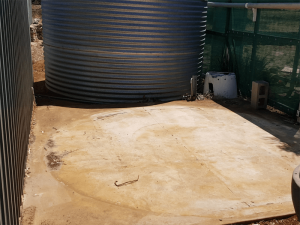 Base for rainwater tank