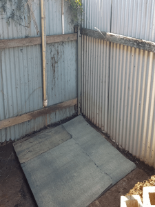 new base for the tank to be placed on.
