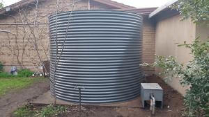Completed Rainwater Tank at Leawood Gardens, SA